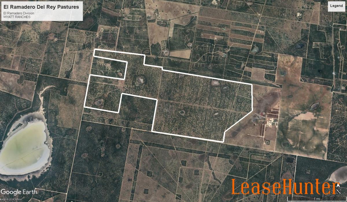 Map of El Ramadero del Rey Pastures in San Manuel, Texas on Chapa Rd.